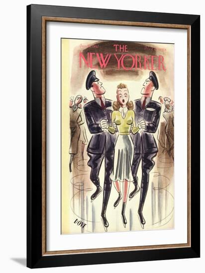 The New Yorker Cover - January 10, 1942-Leonard Dove-Framed Premium Giclee Print