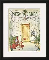 The New Yorker Cover - January 23, 1984-George Booth-Framed Giclee Print