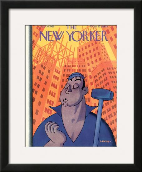 The New Yorker Cover - July 20, 1929-Leonard Dove-Framed Giclee Print