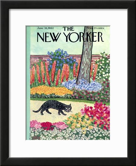 The New Yorker Cover - June 18, 1960-William Steig-Framed Giclee Print