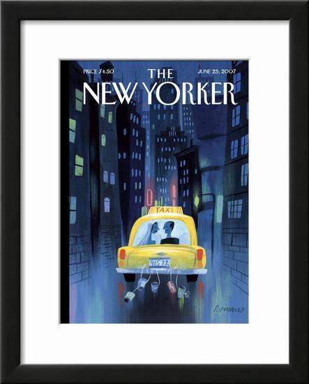 The New Yorker Cover - June 25, 2007-Lou Romano-Framed Giclee Print