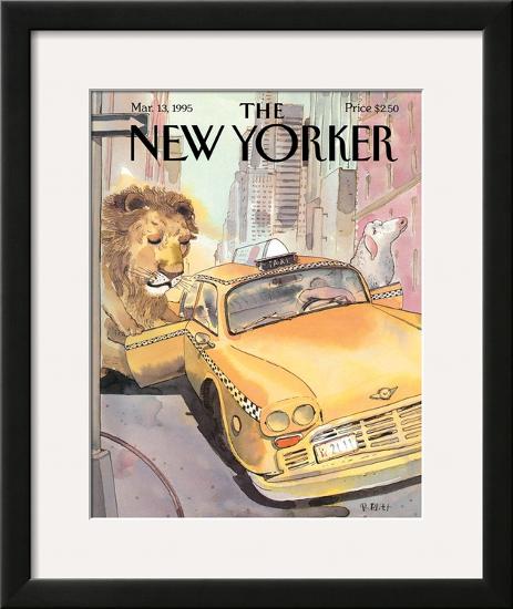The New Yorker Cover - March 13, 1995-Barry Blitt-Framed Giclee Print