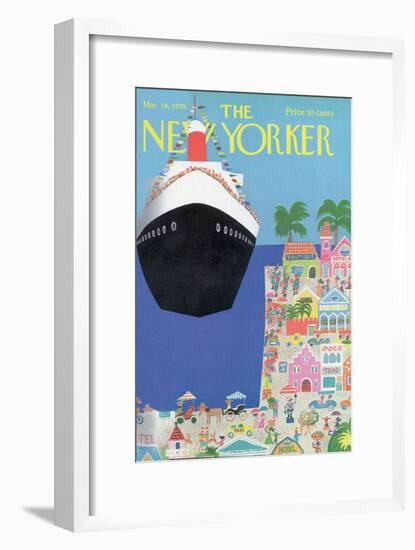 The New Yorker Cover - March 14, 1970-Charles E. Martin-Framed Premium Giclee Print