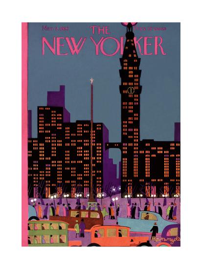 'The New Yorker Cover - March 2, 1929' Premium Giclee Print - Adolph K ...