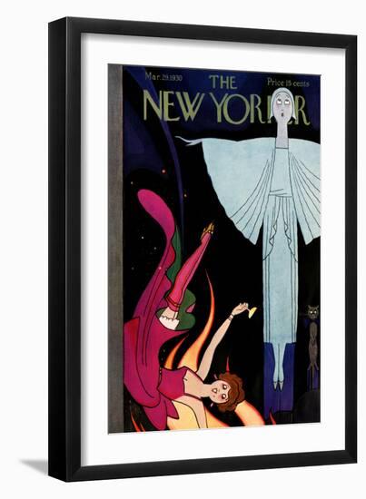 The New Yorker Cover - March 29, 1930-Rea Irvin-Framed Premium Giclee Print