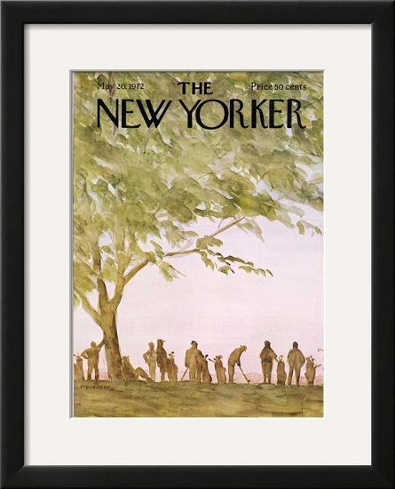 The New Yorker Cover - May 20, 1972-James Stevenson-Framed Giclee Print