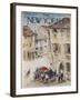 The New Yorker Magazine Cover from July 23rd with Typical Small Italian Town, 1949-Coppo di Marcovaldo-Framed Giclee Print