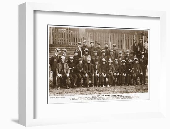 The New Zealand Rugby Team-null-Framed Photographic Print