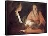 The Newborn Baby-Georges de La Tour-Framed Stretched Canvas