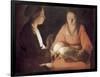 The Newborn Baby-Georges de La Tour-Framed Art Print