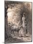 The Newborn Lamb, C.1860-Jean-François Millet-Mounted Giclee Print