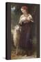 The Newborn Lamb-William Adolphe Bouguereau-Stretched Canvas