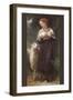 The Newborn Lamb-William Adolphe Bouguereau-Framed Art Print