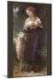 The Newborn Lamb-William Adolphe Bouguereau-Mounted Art Print
