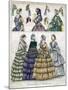 The Newest Fashion for September, 1854-null-Mounted Giclee Print