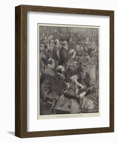 The Newfoundland Delegates at the Bar of the House of Lords-Thomas Walter Wilson-Framed Giclee Print