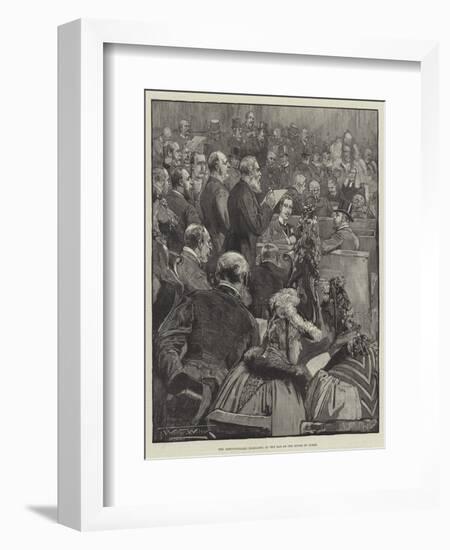 The Newfoundland Delegates at the Bar of the House of Lords-Thomas Walter Wilson-Framed Giclee Print