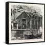 The Newfoundland Fisheries Question: British Fishing Room on the French Shore, Canada, 1890-null-Framed Stretched Canvas