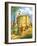 The Newly Built Globe Theatre-Peter Jackson-Framed Giclee Print