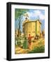 The Newly Built Globe Theatre-Peter Jackson-Framed Giclee Print