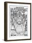 The Newly Crowned Manco Inca on the Throne at Cuzco (Woodcut)-Felipe Huaman Poma De Ayala-Framed Giclee Print