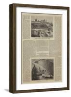 The Newly-Discovered Gallo-Roman Amphitheatre at Paris-null-Framed Giclee Print
