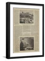 The Newly-Discovered Gallo-Roman Amphitheatre at Paris-null-Framed Giclee Print