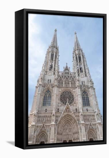 The newly renovated Votive Church (Votivkirche), Vienna, Austria, Europe-Jean Brooks-Framed Stretched Canvas