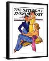 "The Newport Set," Saturday Evening Post Cover, June 27, 1931-John LaGatta-Framed Giclee Print