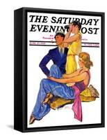 "The Newport Set," Saturday Evening Post Cover, June 27, 1931-John LaGatta-Framed Stretched Canvas