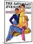 "The Newport Set," Saturday Evening Post Cover, June 27, 1931-John LaGatta-Mounted Premium Giclee Print