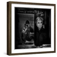 The Newspaper and the Photographer-Antonio Grambone-Framed Photographic Print