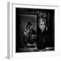 The Newspaper and the Photographer-Antonio Grambone-Framed Photographic Print