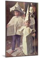 The Newspaper Boys, the artist's sons William and George, 1960-John Stanton Ward-Mounted Giclee Print