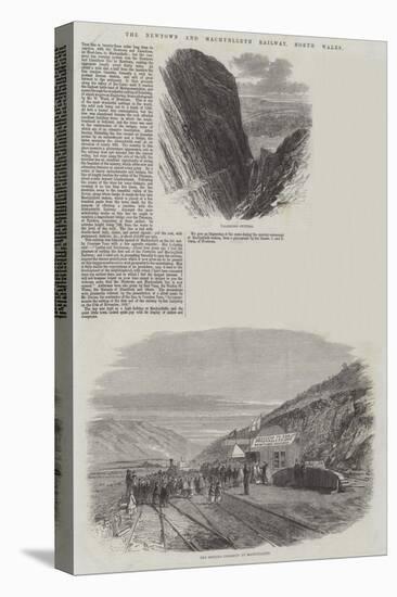 The Newtown and Machynlleth Railway, North Wales-Edmund Morison Wimperis-Stretched Canvas