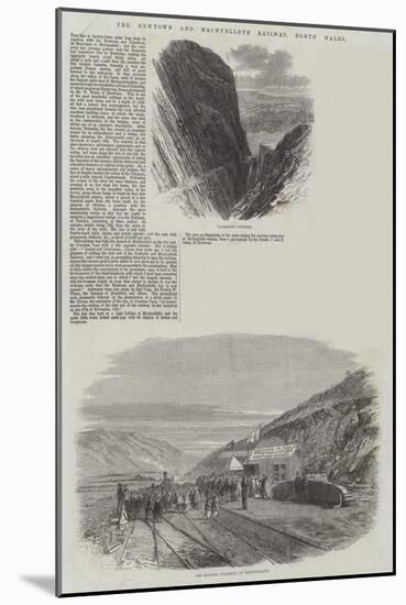 The Newtown and Machynlleth Railway, North Wales-Edmund Morison Wimperis-Mounted Giclee Print