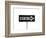 The Next Big Thing Oneway Sign-null-Framed Art Print