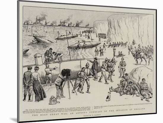 The Next Great War, an Artist's Forecast of the Invasion of England-William Ralston-Mounted Giclee Print