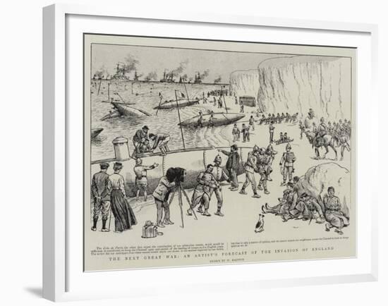 The Next Great War, an Artist's Forecast of the Invasion of England-William Ralston-Framed Giclee Print