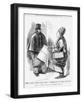 The Next Refugee, or a Drheam of the Futur, 1859-null-Framed Giclee Print