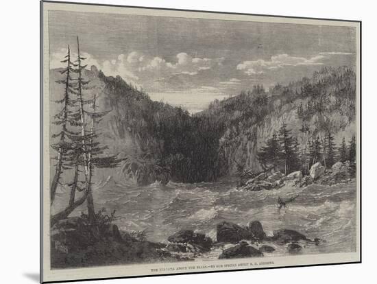 The Niagara Above the Falls-Richard Principal Leitch-Mounted Giclee Print