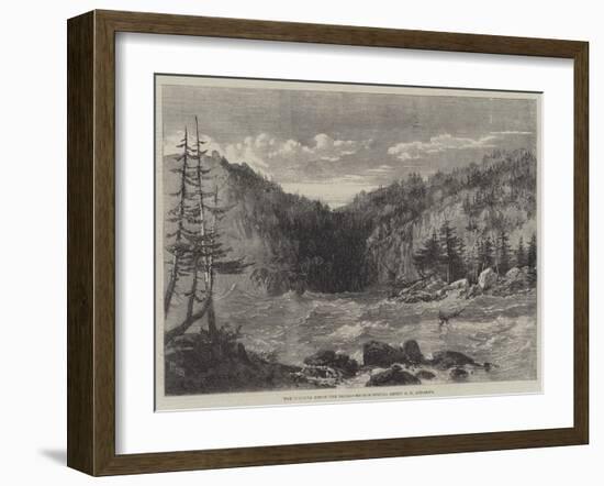 The Niagara Above the Falls-Richard Principal Leitch-Framed Giclee Print