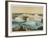 The Niagara Falls Between Canada and the United States, The American Fall-Ferdinand Von Hochstetter-Framed Art Print