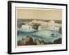 The Niagara Falls Between Canada and the United States, The American Fall-Ferdinand Von Hochstetter-Framed Art Print