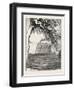 The Niagara Falls in Winter Time: American Fall from Luna Island, 1873-null-Framed Premium Giclee Print
