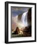 The Niagara Falls-Albert Bierstadt-Framed Giclee Print