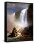 The Niagara Falls-Albert Bierstadt-Framed Stretched Canvas