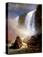 The Niagara Falls-Albert Bierstadt-Stretched Canvas