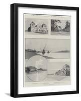 The Nicaragua Ship Canal-Charles Auguste Loye-Framed Giclee Print