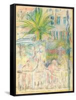 The Nice Carnival, 1889 (Pastel on Paper)-Berthe Morisot-Framed Stretched Canvas